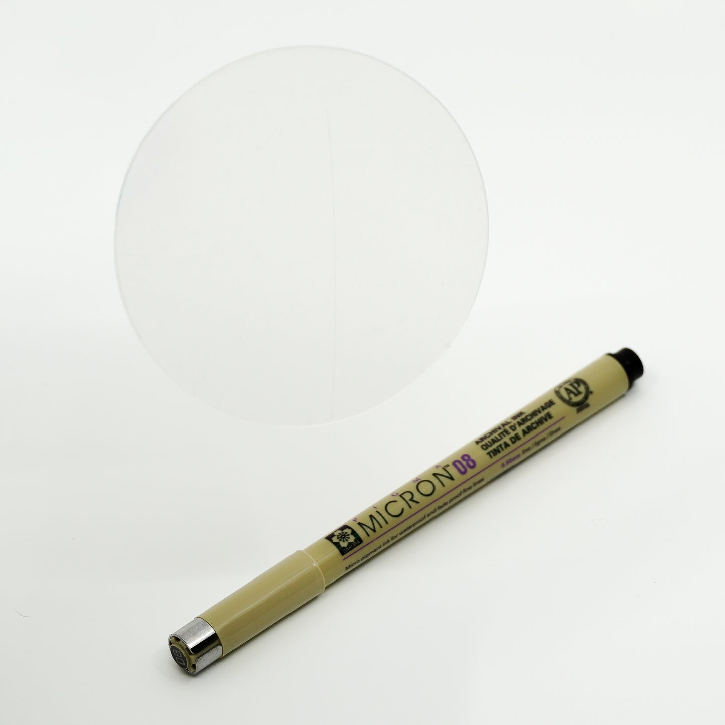 Tiny Animals Club - Micron Pen & Acrylic Round