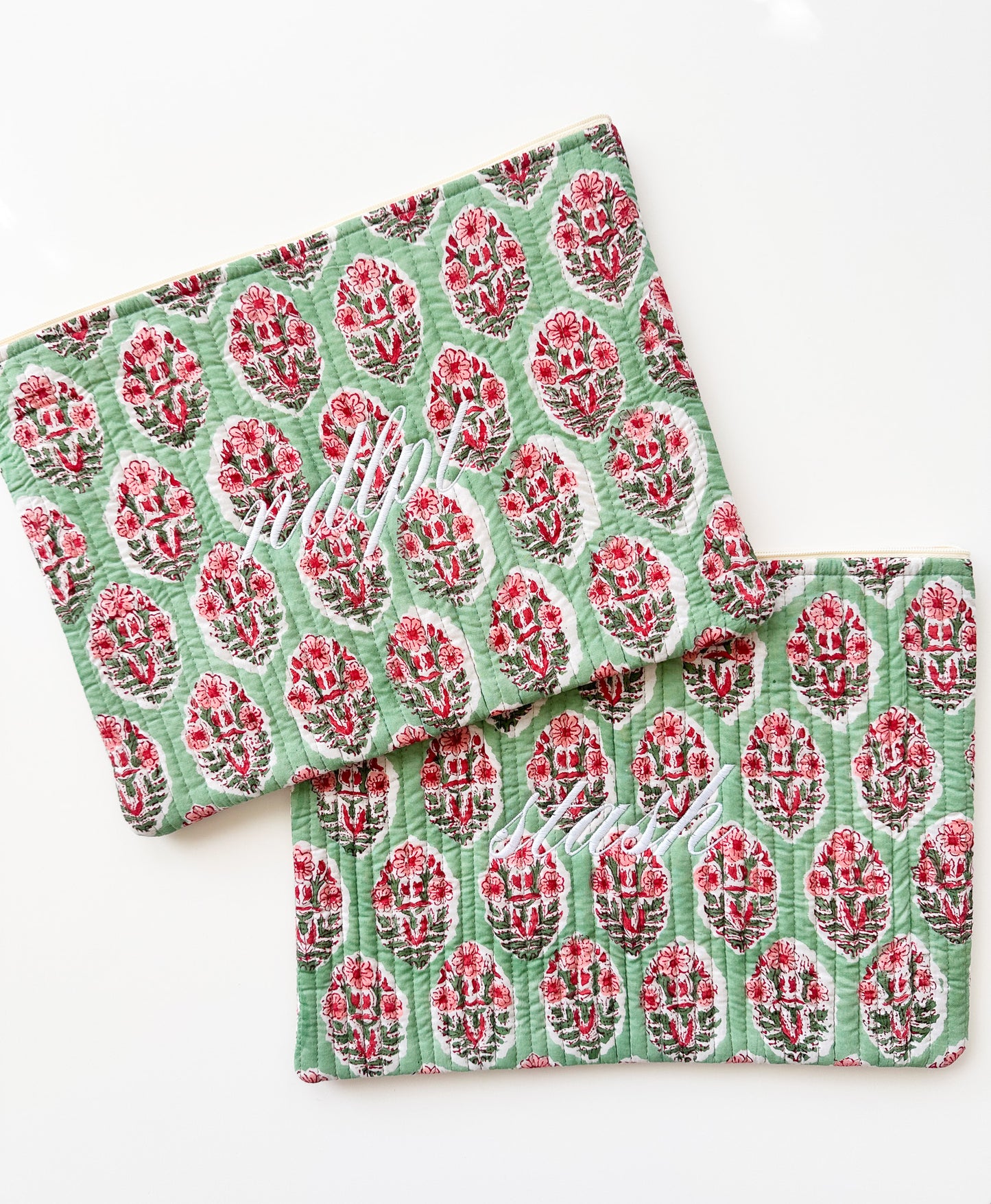 Embroidered Project Pouch
