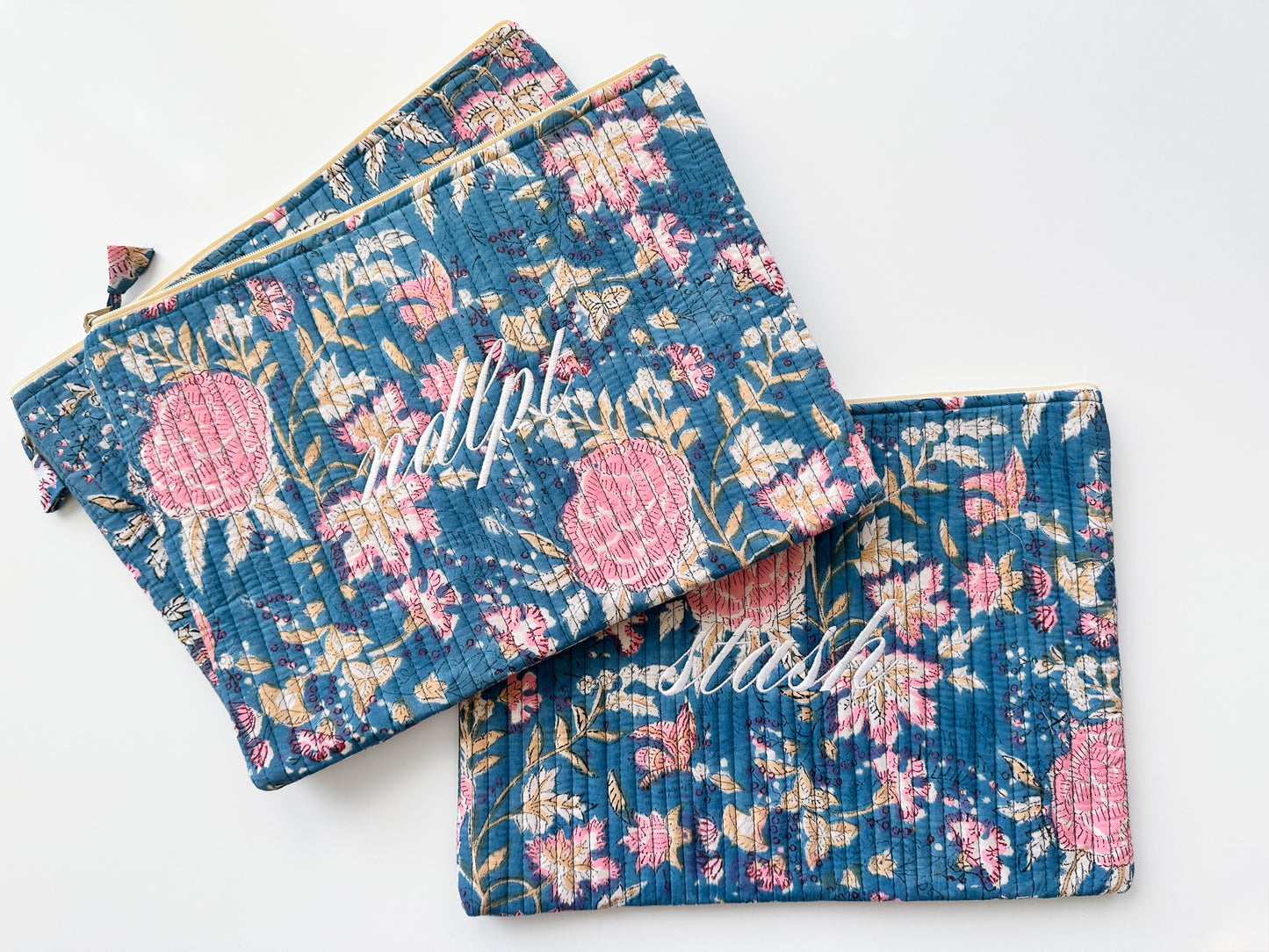 Embroidered Project Pouch