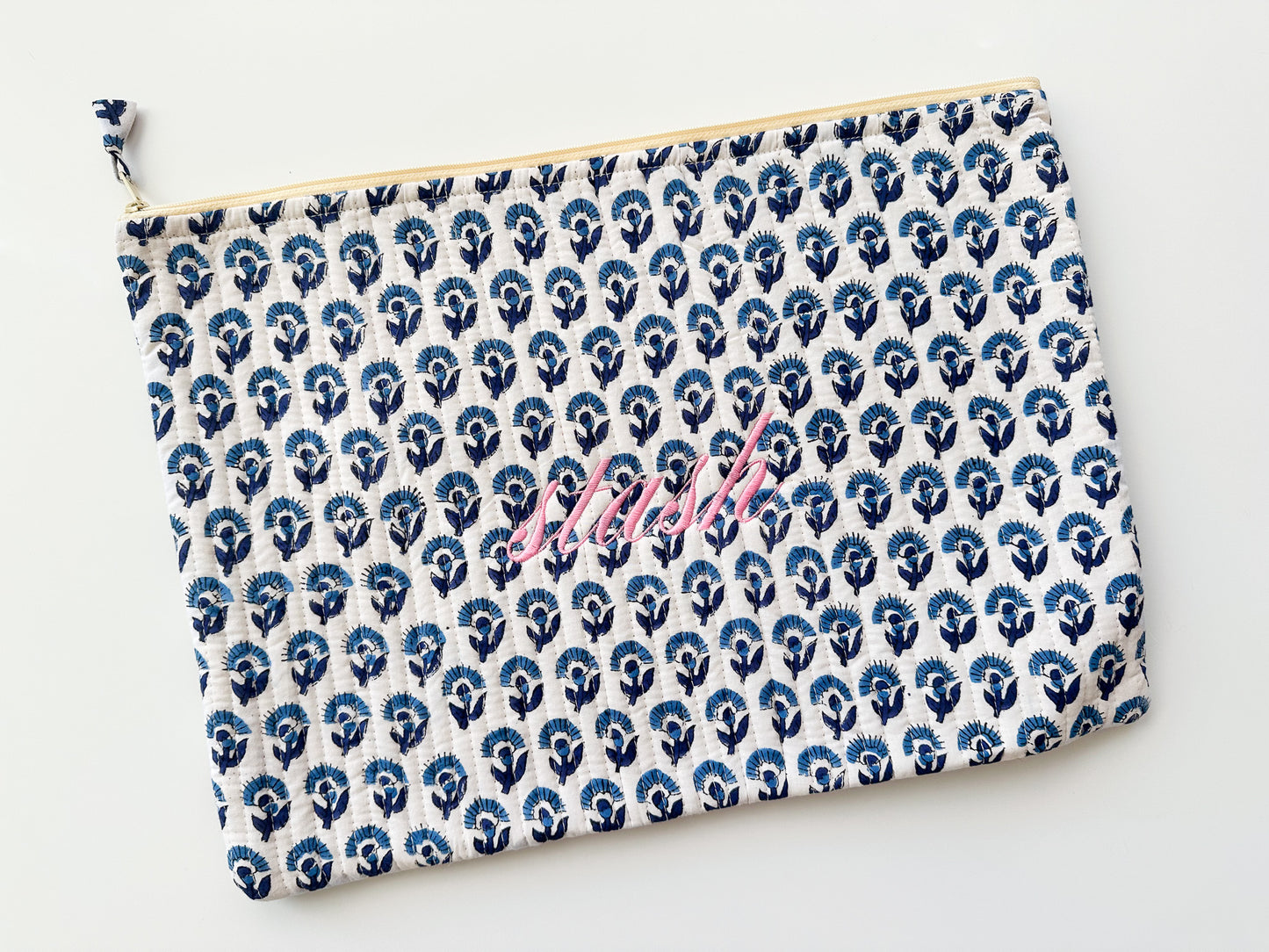 Embroidered Project Pouch