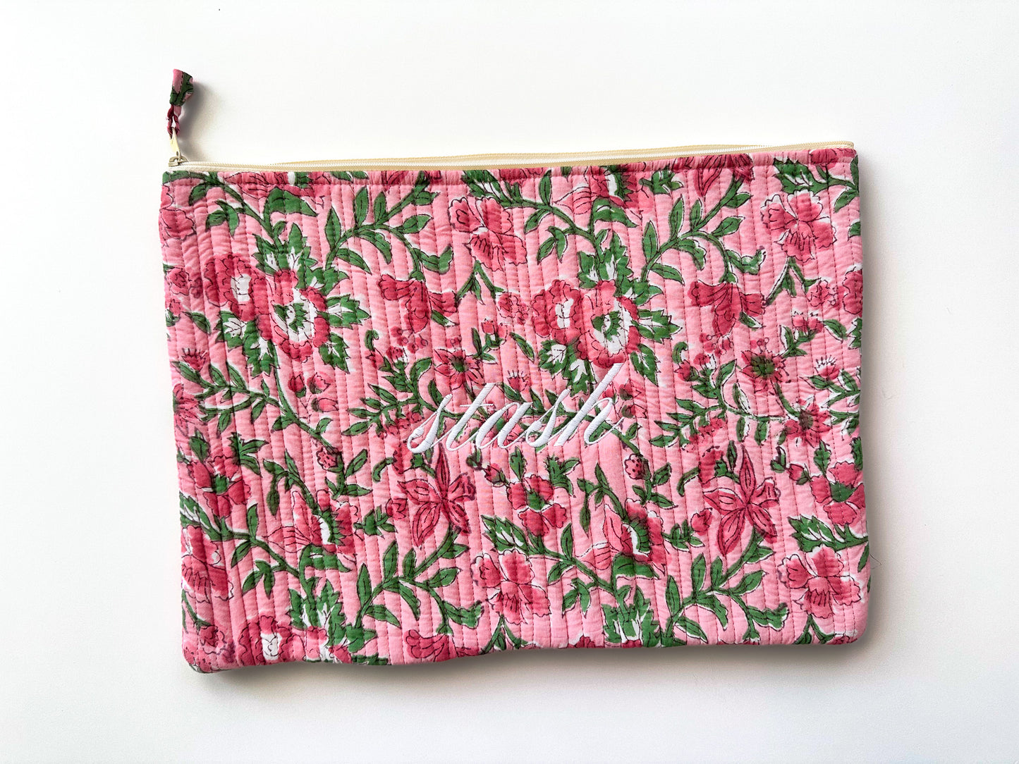 Embroidered Project Pouch